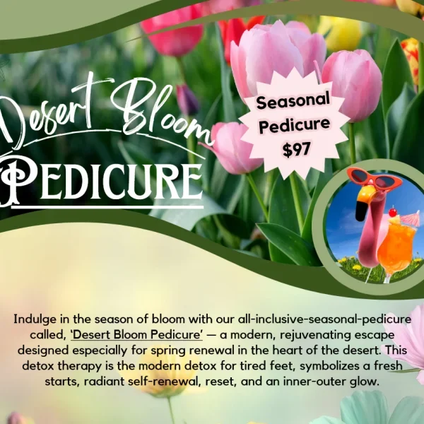 Book Desert Bloom Pedicure Special Service in Gilbert Arizona